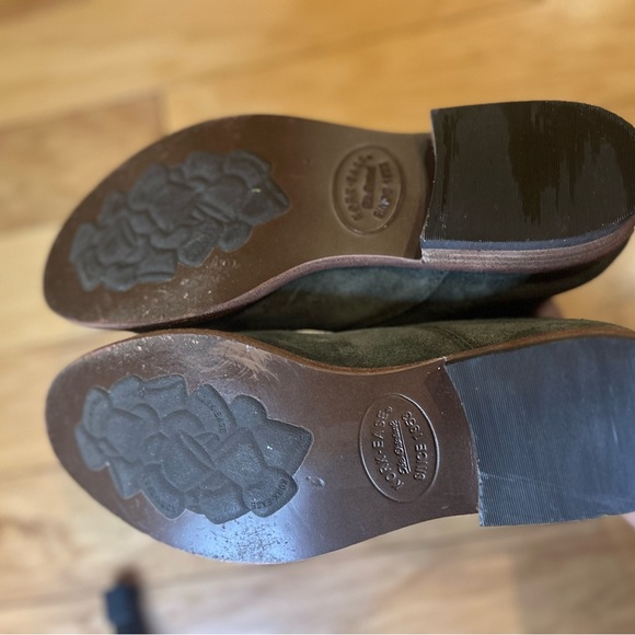 Kork-Ease Ryder Women’s Olive Suede Ankle Boots - Picture 11 of 16